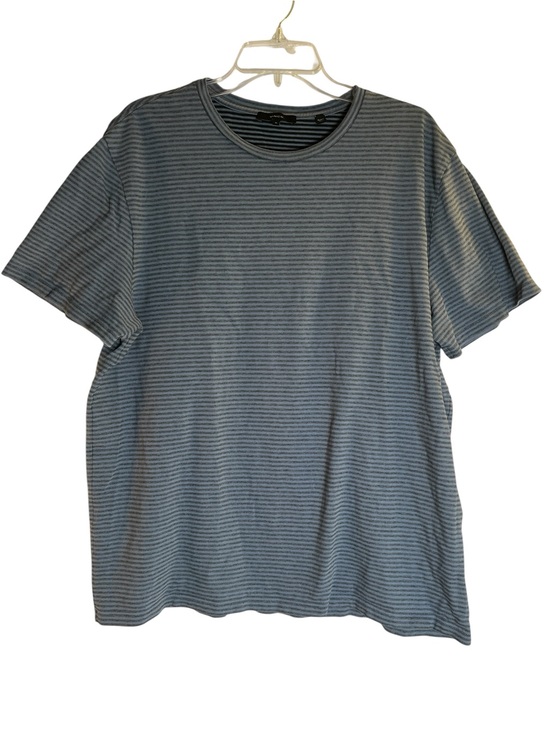 Vince Other - Vince Blue/Grey Striped Cotton Tshirt Size XL